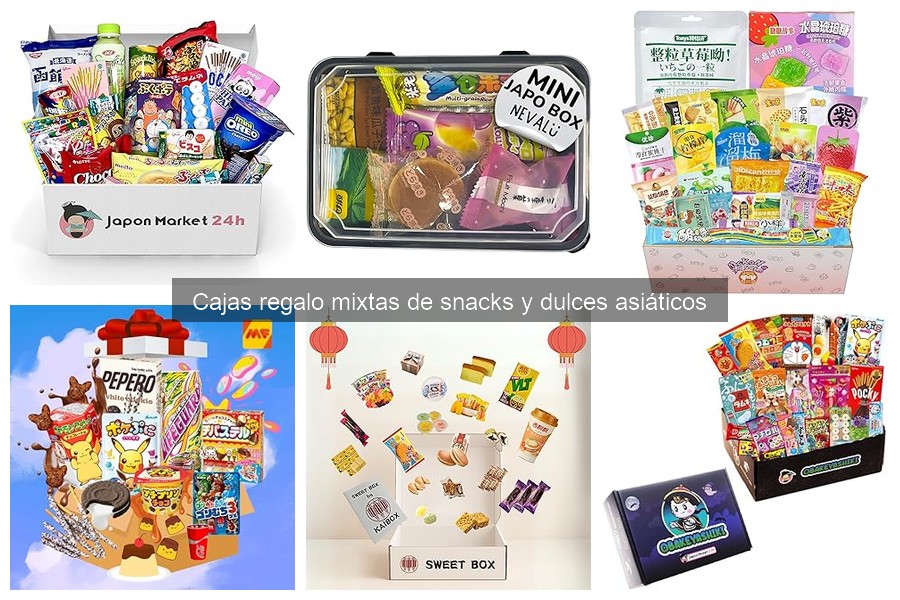 Cajas regalo mixtas de snacks y dulces asiáticos: ¿qué son?