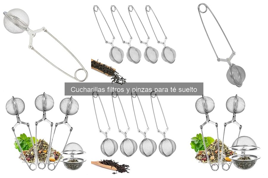 Características clave de las pinzas para té suelto
