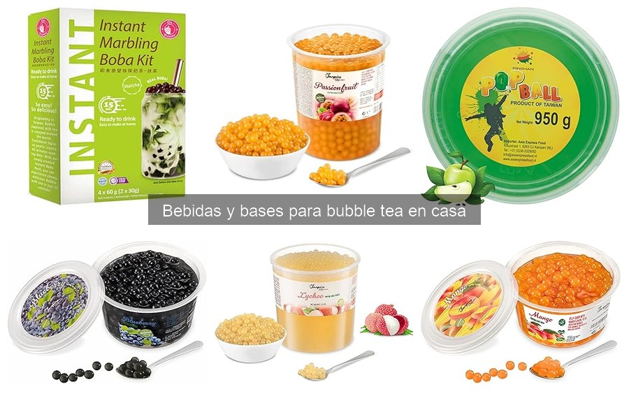 Características de las tapiocas para bubble tea en casa