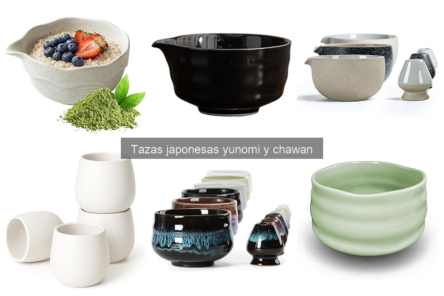 Características y Usos de las Tazas Japonesas Yunomi y Chawan