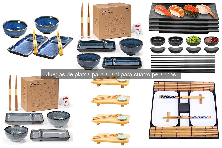 ** Cerámica vs. Madera: Mejores Platos para Sushi