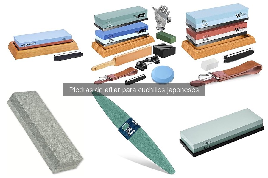 Cómo afilar cuchillos japoneses con piedras correctamente