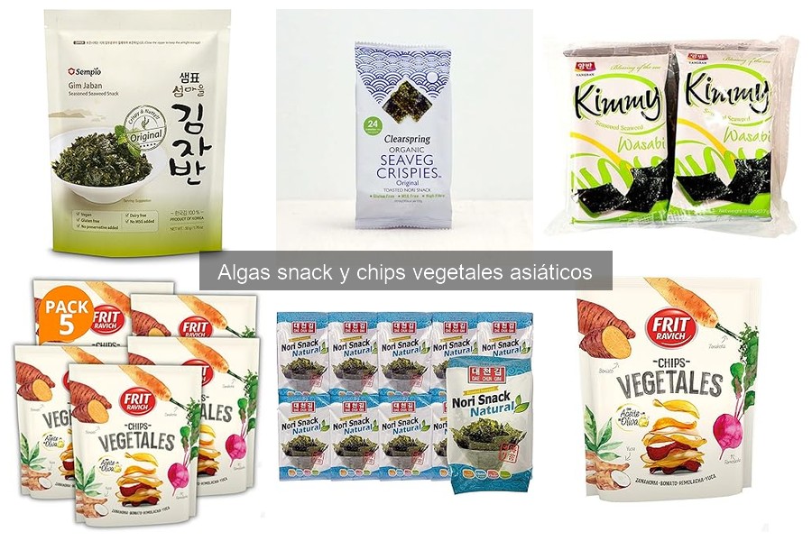 Cómo Almacenar Algas Snack y Chips Vegetales para Frescura