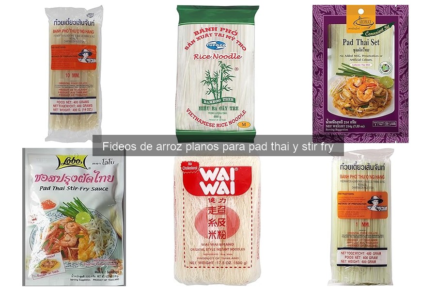 Cómo almacenar fideos de arroz planos para frescura ideal