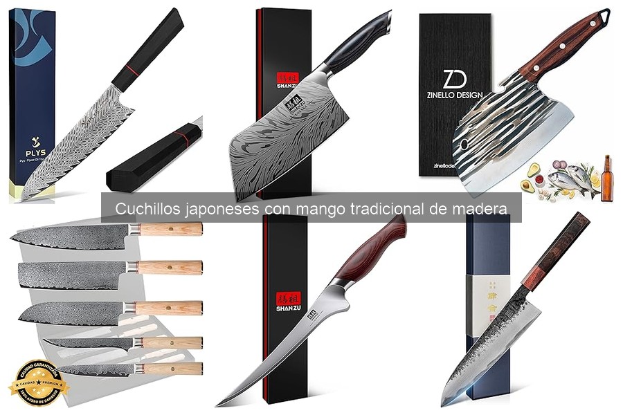 Cómo cuidar cuchillos japoneses de mango de madera
