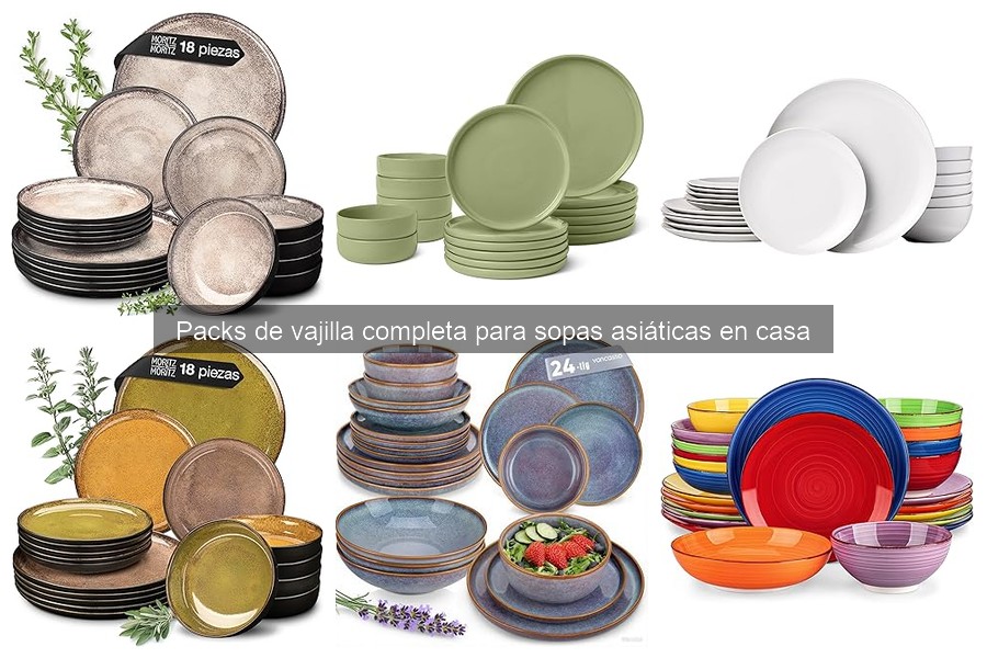 Cómo cuidar tu vajilla para sopas asiáticas y prolongar su vida