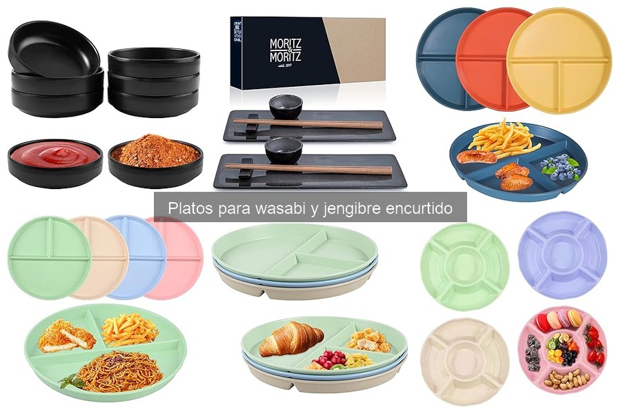 Cómo cuidar y limpiar platos para wasabi y jengibre