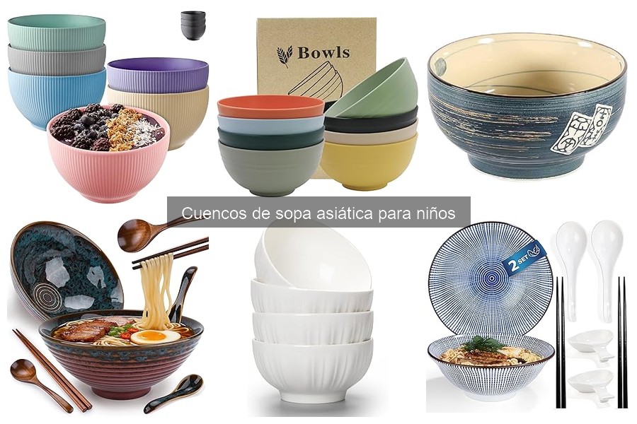 ** Cómo elegir el cuenco de sopa asiática para niños