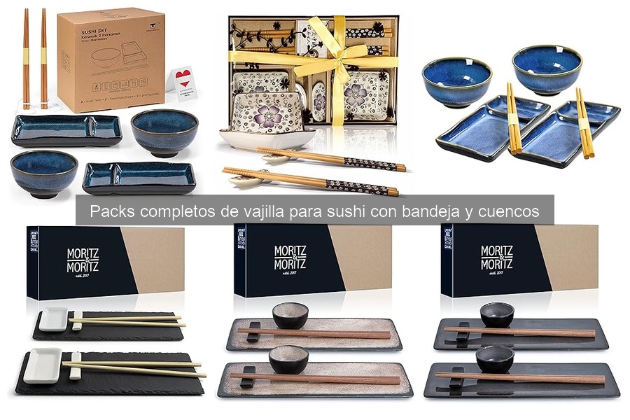 ** Cómo elegir el mejor pack de vajilla para sushi: guía de compra