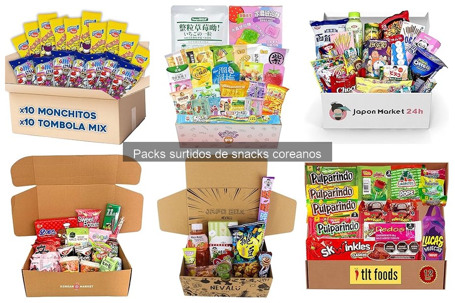 Cómo elegir el mejor pack surtido de snacks coreanos