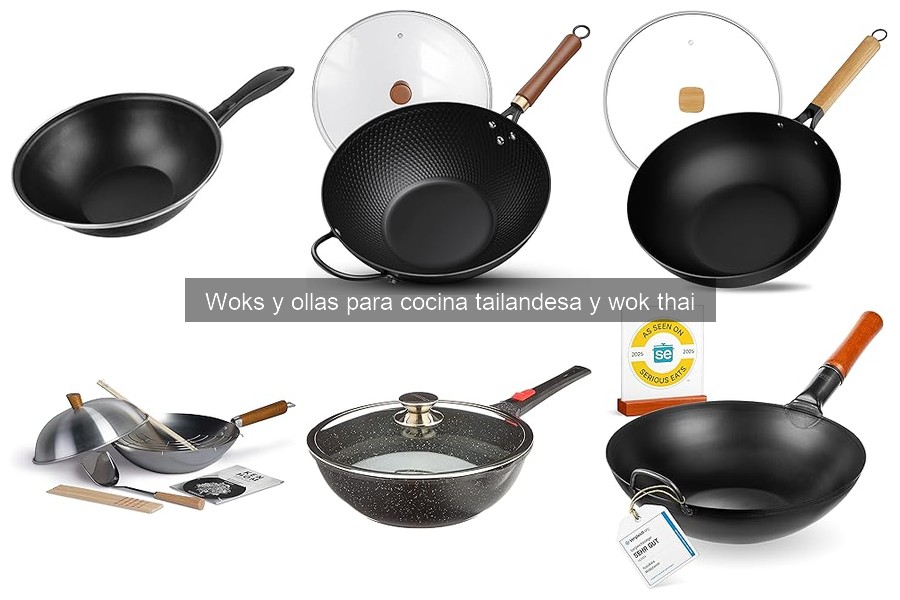 Cómo elegir el mejor wok para cocina tailandesa
