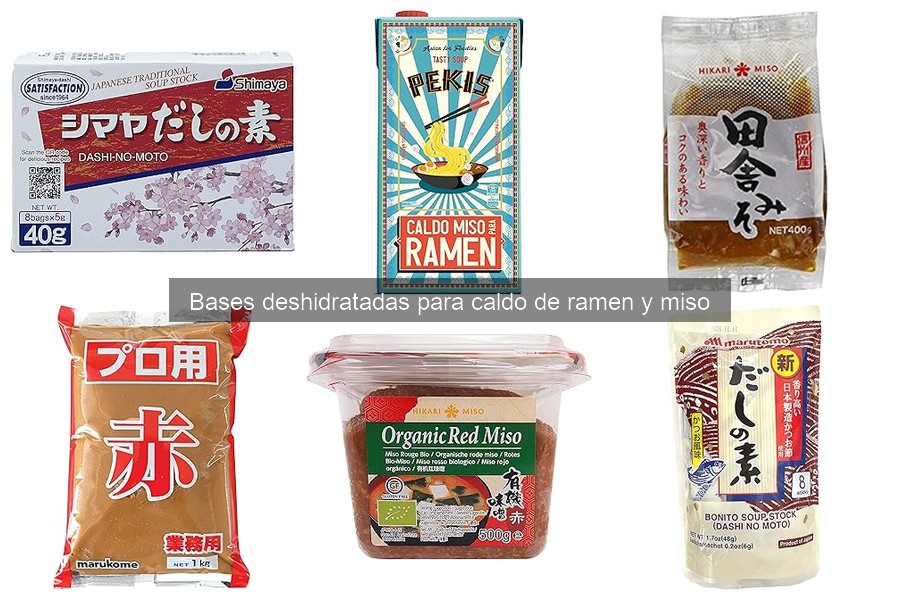 Cómo elegir la mejor base deshidratada para caldo de ramen