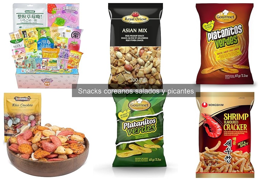 Cómo elegir los mejores snacks coreanos salados y picantes