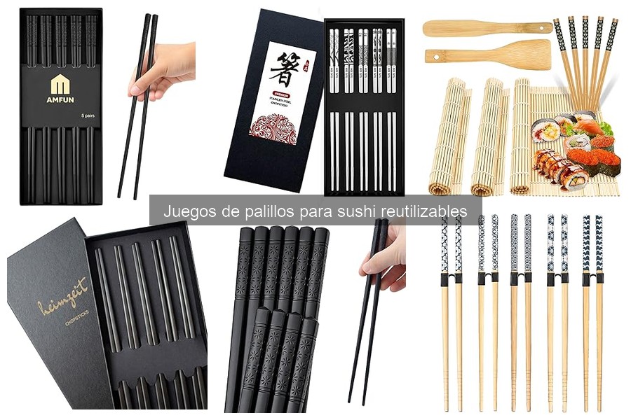 Cómo elegir palillos reutilizables para sushi: guía de compra