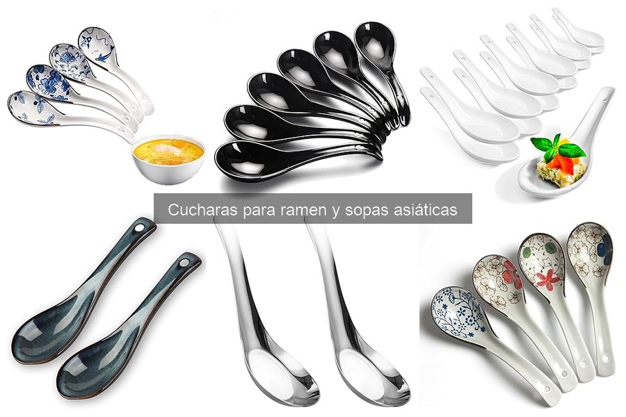 Cómo limpiar y mantener cucharas para ramen y sopas asiáticas