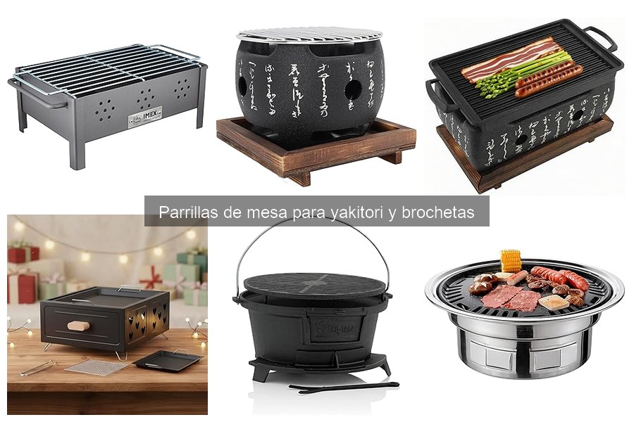 Cómo limpiar y mantener parrillas de mesa para yakitori