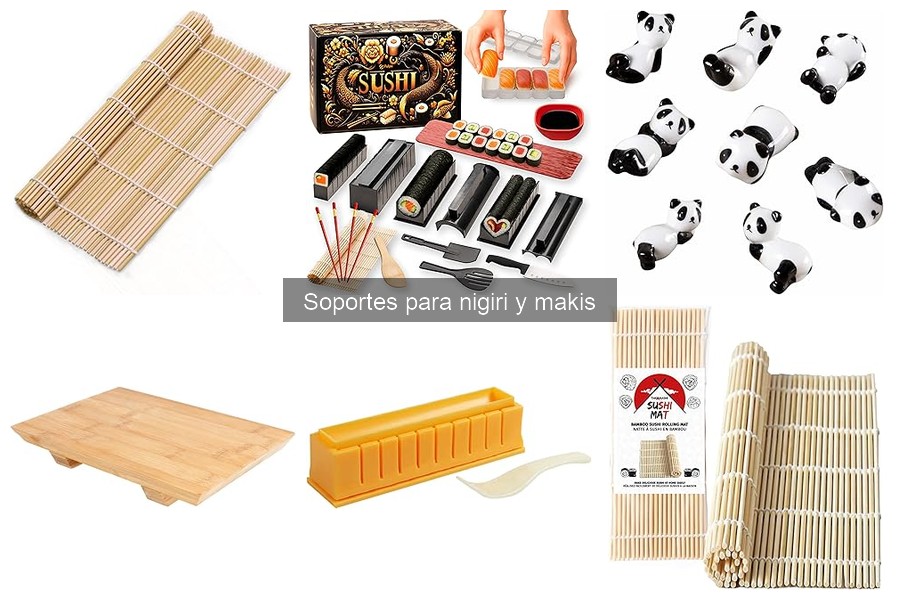 Cómo limpiar y mantener soportes para nigiri y makis
