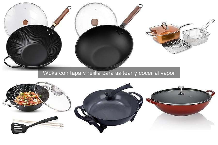 Cómo limpiar y mantener tu wok con tapa y rejilla