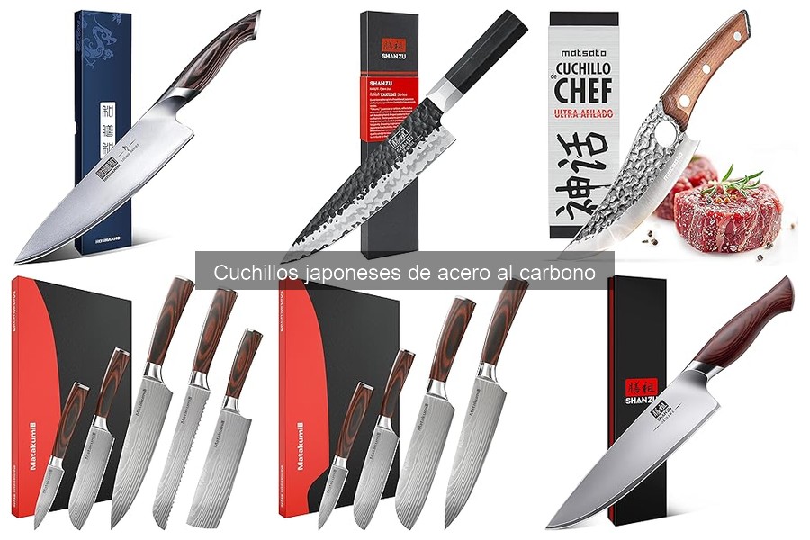 Cómo mantener y afilar cuchillos japoneses de acero al carbono