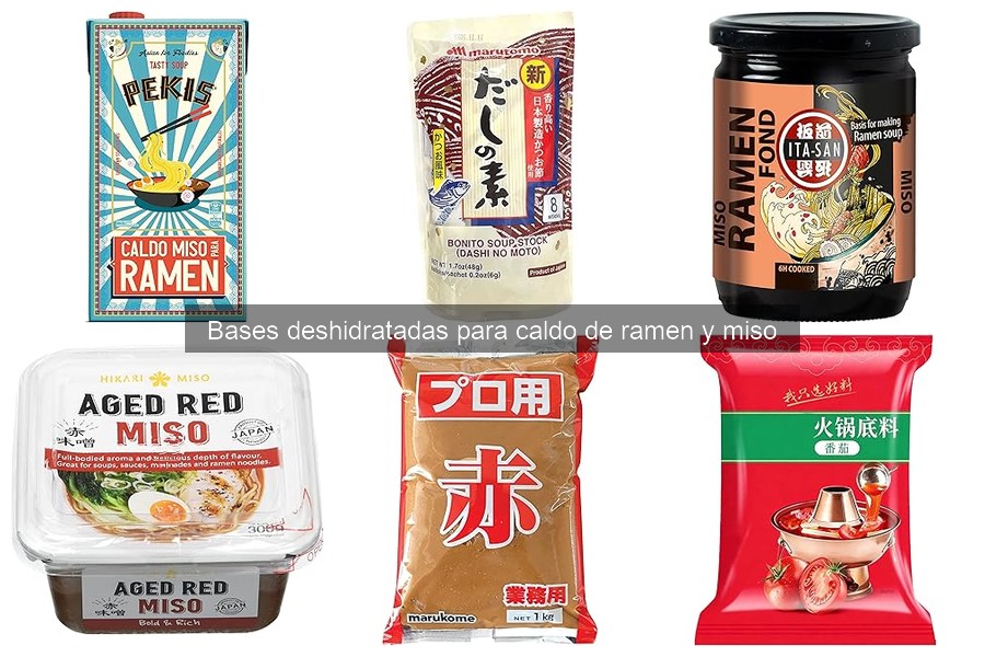 Cómo usar bases deshidratadas para caldo de ramen y miso