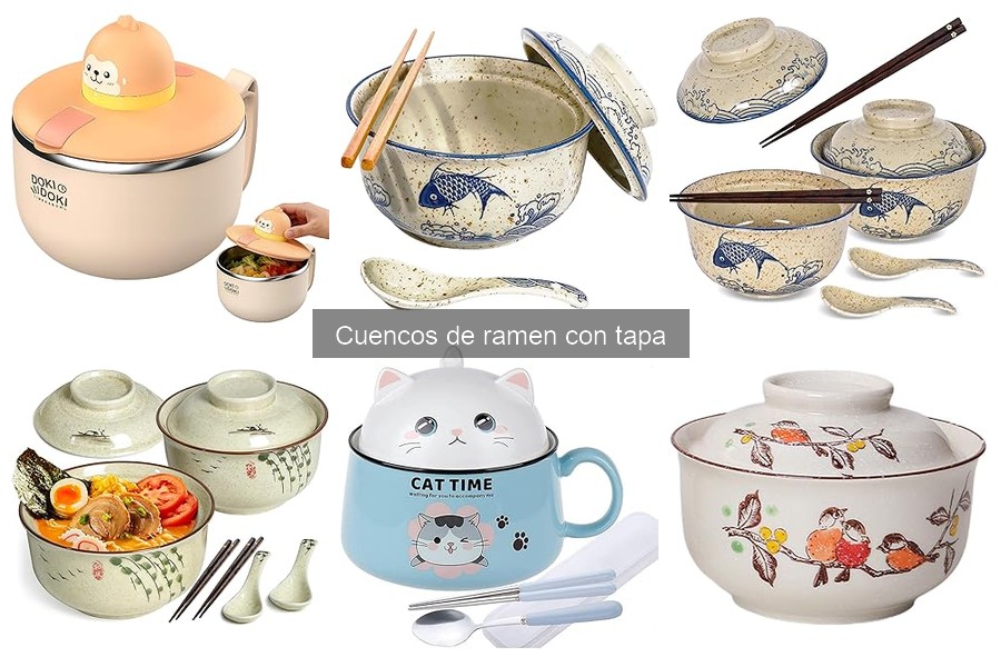 Cómo usar cuencos de ramen con tapa: consejos y recetas