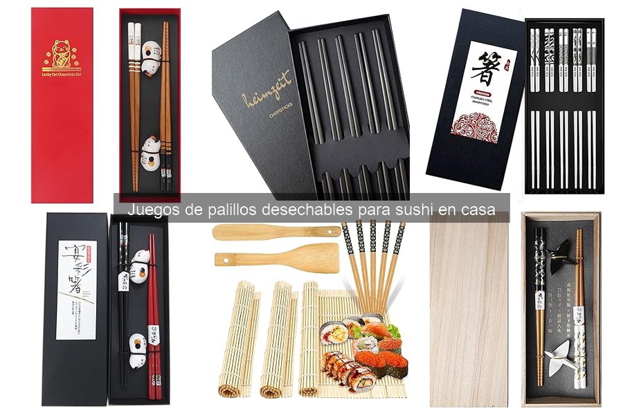 Cómo Usar Palillos Desechables para Sushi en Casa