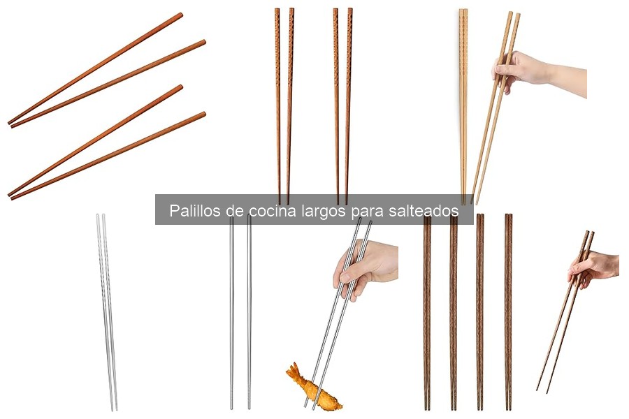 Cómo usar palillos largos para salteados de forma efectiva