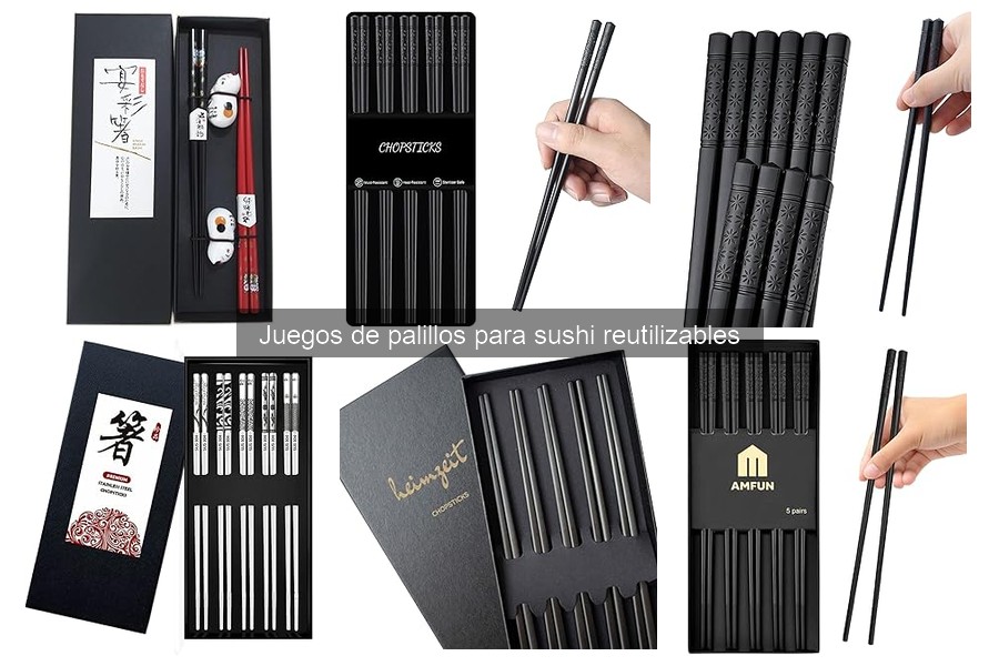 Cómo usar palillos para sushi reutilizables: técnica y consejos