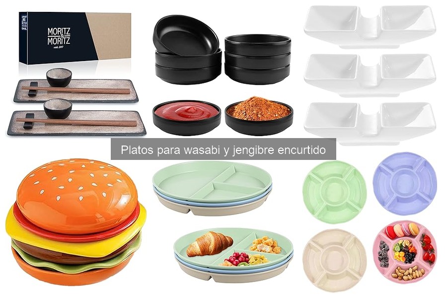 Cómo Usar Platos para Wasabi y Jengibre Encurtido