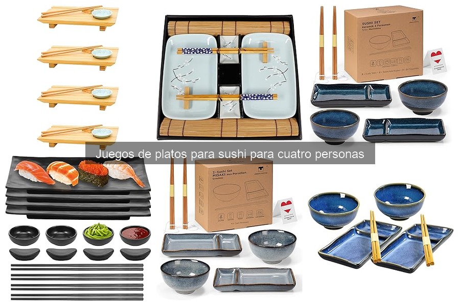 Cómo usar un juego de platos para sushi correctamente