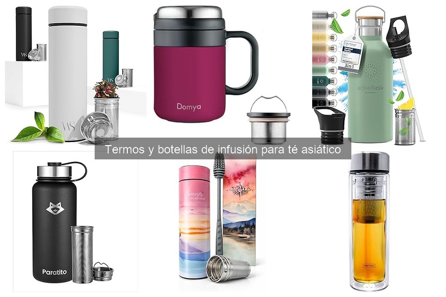 Cómo usar un termo o botella de infusión para té asiático