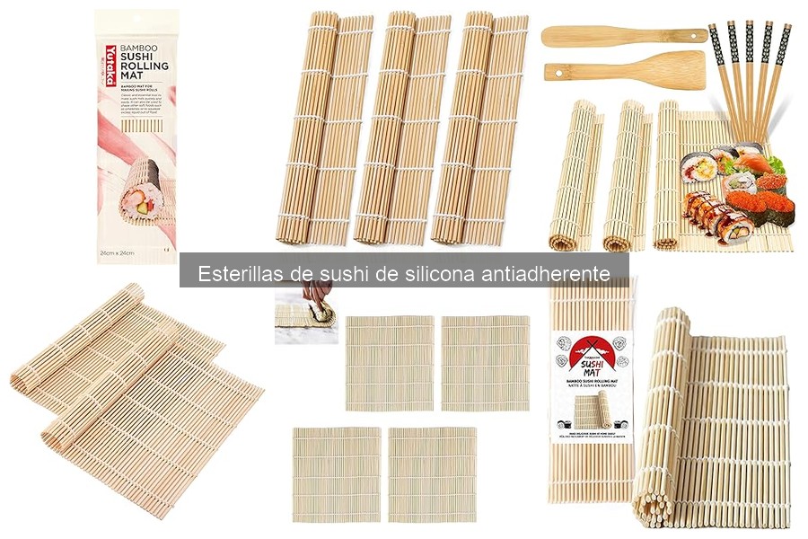 Cómo usar una esterilla de sushi de silicona antiadherente