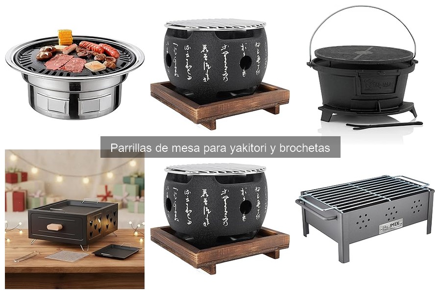 Cómo usar una parrilla de mesa para yakitori: Guía sencilla