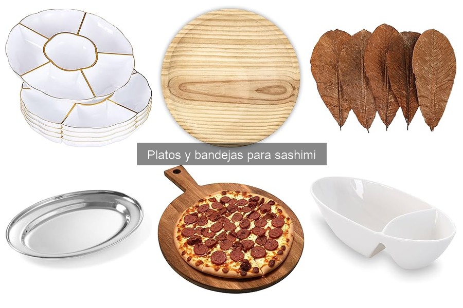 Cómo utilizar correctamente una bandeja de sashimi