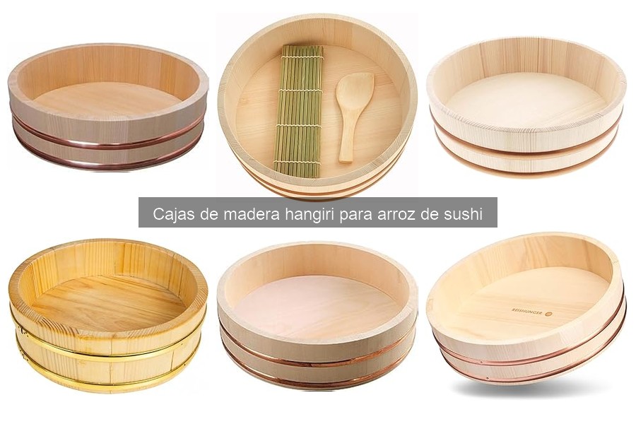 Cómo utilizar correctamente una caja hangiri para sushi