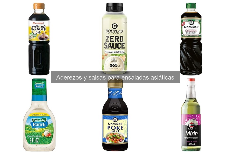 Comparativa: Aderezos comerciales vs. caseros para ensaladas asiáticas