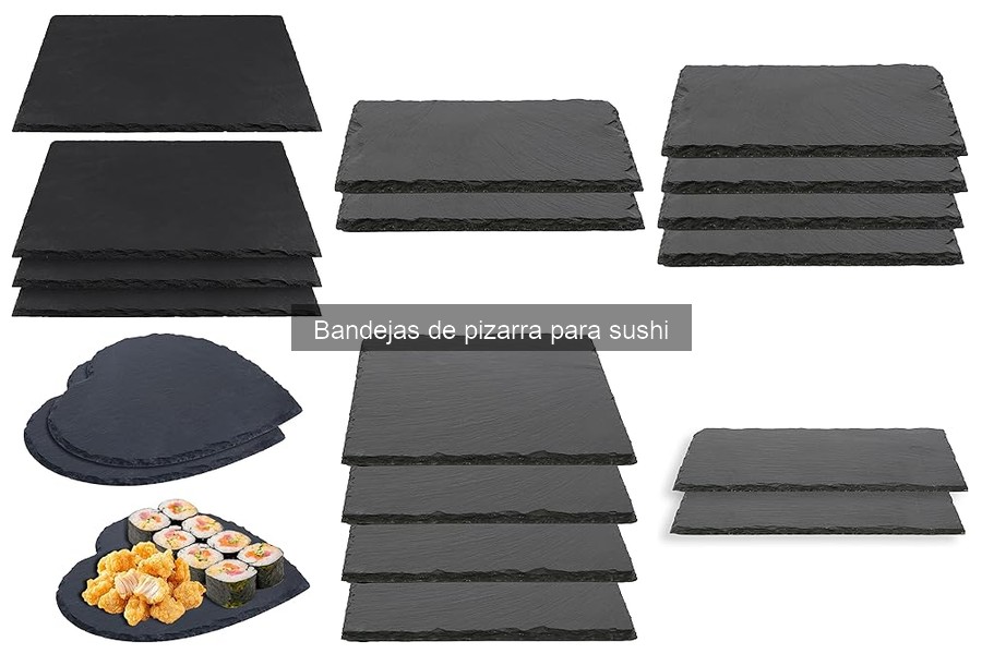 Comparativa: Bandejas de Pizarra vs. Cerámica para Sushi