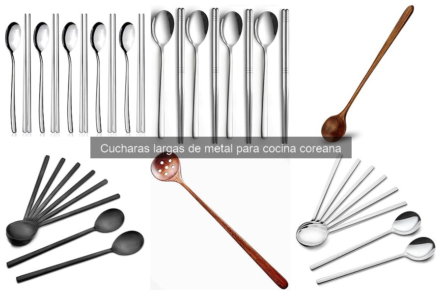 Comparativa: Cucharas Largas de Metal vs. Bamboo para Cocinar