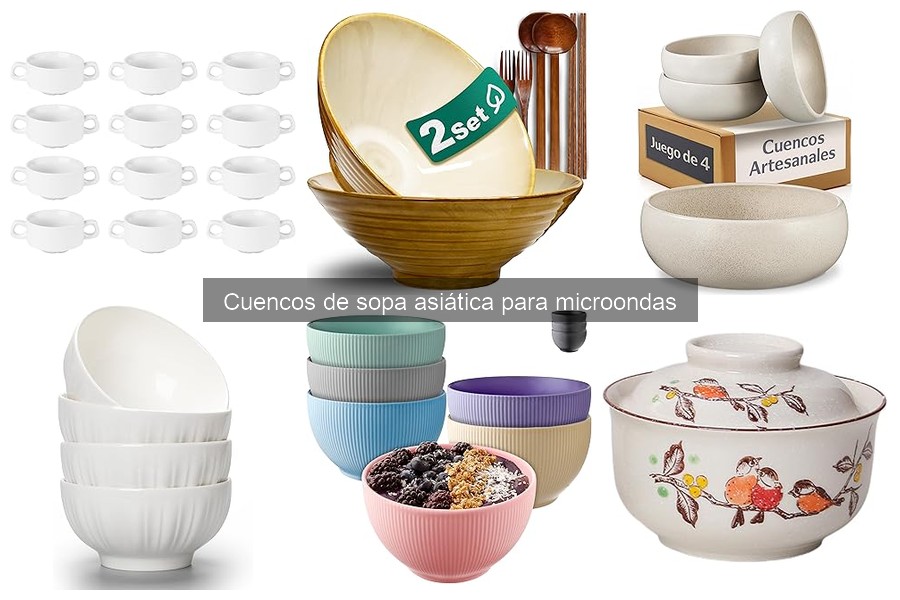 Comparativa: Cuencos de Cerámica vs. Plástico para Microondas