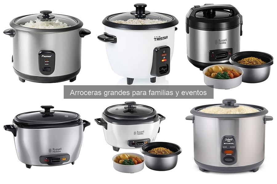 Comparativa de Arroceras Grandes para Familias y Eventos