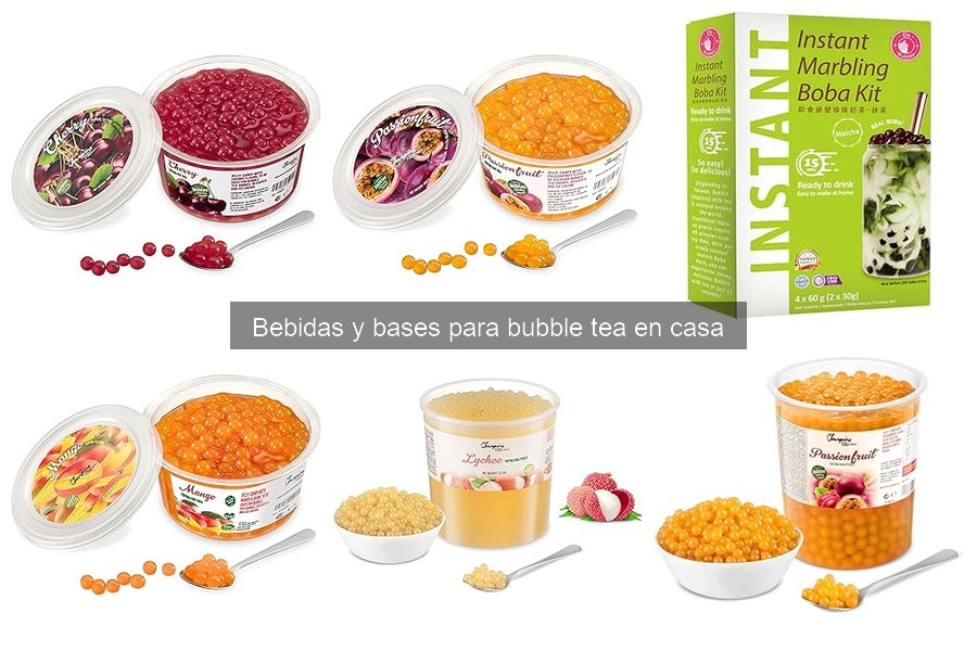 Comparativa de Bases para Bubble Tea: Marcas y Precios