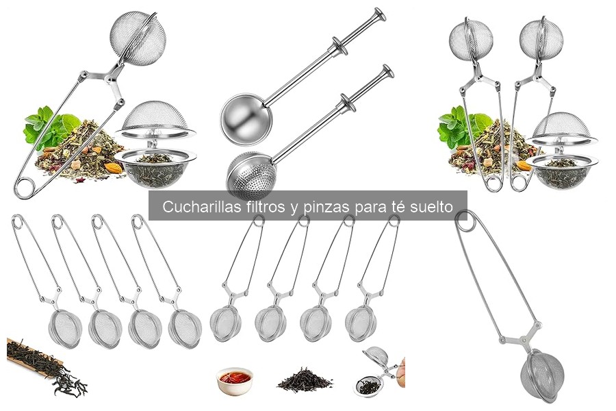 Comparativa de cucharillas filtros vs. coladores para té suelto