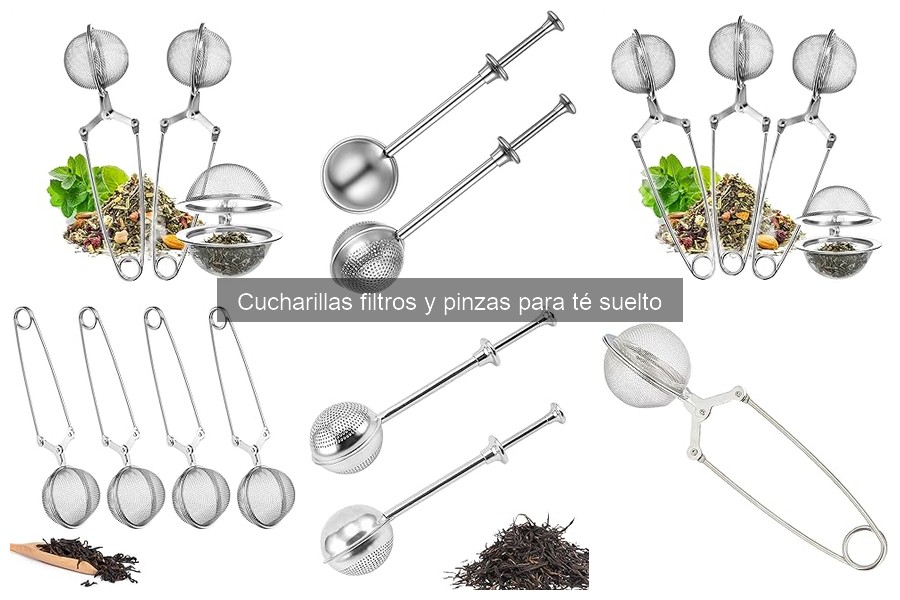 Comparativa de cucharillas y filtros para té suelto