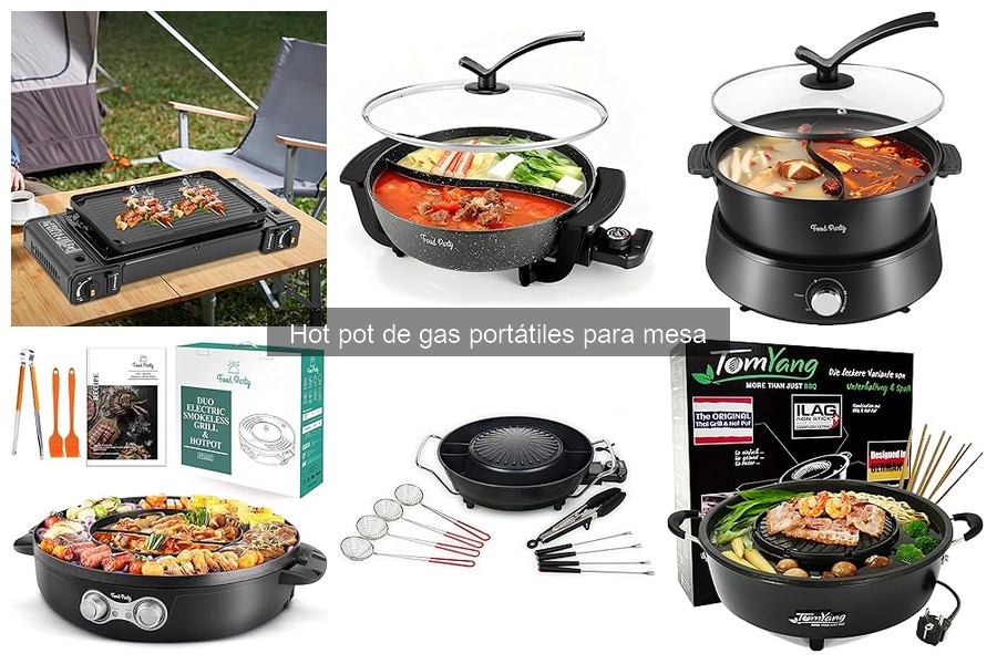 ** Comparativa de Hot Pots de Gas Portátiles: Mejores Marcas y Modelos