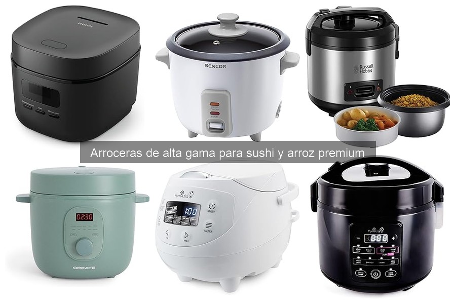 Comparativa de las Mejores Arroceras de Alta Gama para Sushi