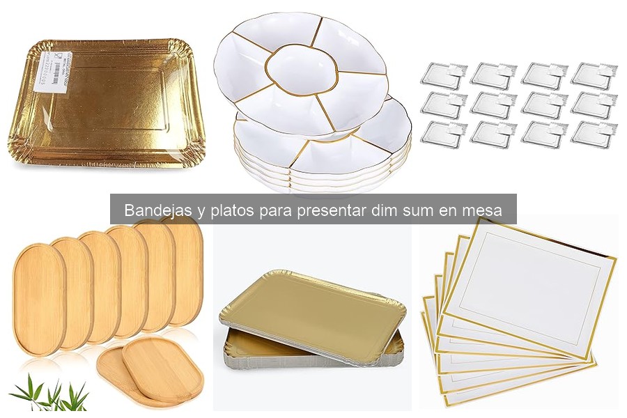 Comparativa de materiales en bandejas para dim sum