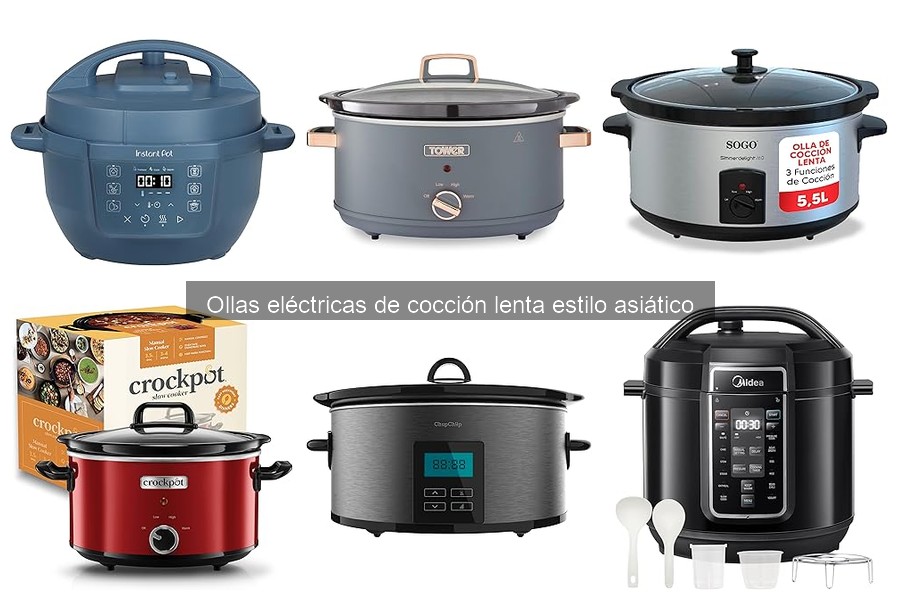 Comparativa de ollas eléctricas de cocción lenta estilo asiático