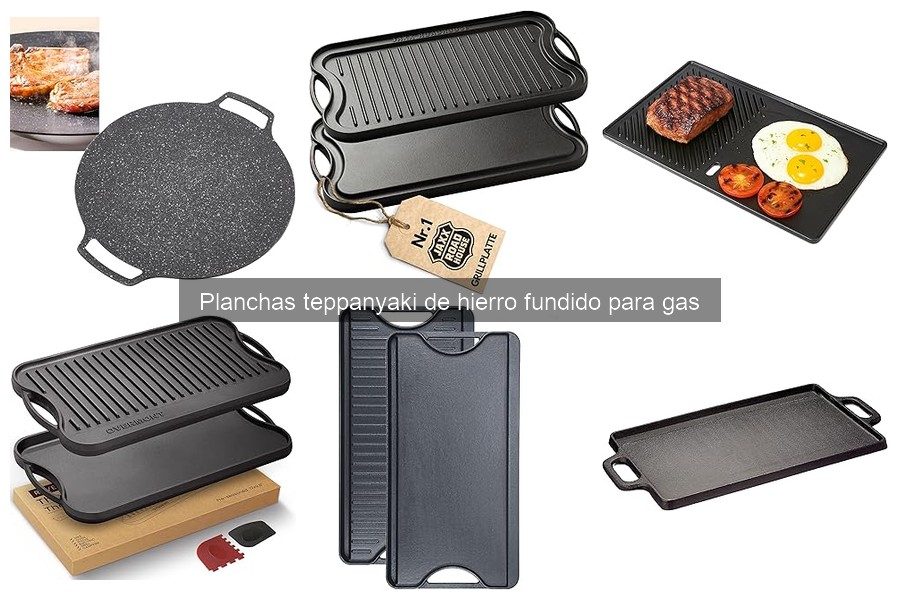 Comparativa de Planchas Teppanyaki de Hierro Fundido vs. Otros Materiales