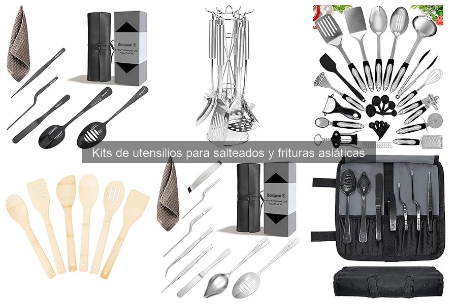 Comparativa de Precios de Kits de Utensilios para Salteados