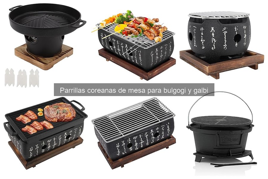 Comparativa de precios de parrillas coreanas de mesa